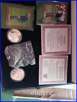 Partners Club World Golf Hall Of Fame Silver Coin Collection