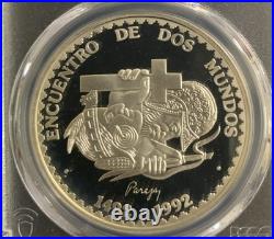 Peru 1991 1 Sol / Meeting of Two Worlds / KM302/ PCGS PR69DCAM/ Superb Gem Coin