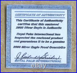 Pristine 2009 Silver Eagle Proofed DC Overstrike & Coin World Overstruck Proof