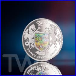 Puma Binary World 1 oz Proof Silver Coin 0.00001 Bitcoin UCS 2025 Puma Binary World 1 oz Proof Silver Coin 0.00001 Bitcoin UCS 2025