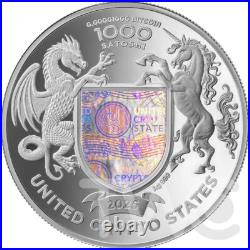 Puma Binary World 1 oz Proof Silver Coin 0.00001 Bitcoin UCS 2025 Puma Binary World 1 oz Proof Silver Coin 0.00001 Bitcoin UCS 2025