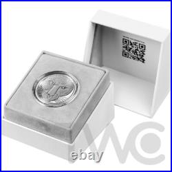 Puma Binary World 1 oz Proof Silver Coin 0.00001 Bitcoin UCS 2025 Puma Binary World 1 oz Proof Silver Coin 0.00001 Bitcoin UCS 2025