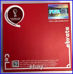 QATAR 2022 FIFA World Cup Victory Silver Proof 5 Riyals Coin Original Box & CoA