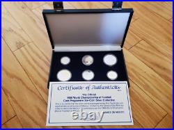 RARE 1986 MEXICO World Cup Football Soccer 0.925 Silver Proof Set of 6 Coins RARE 1986 MEXICO World Cup Football Soccer 0.925 Silver Proof Set of 6 Coins