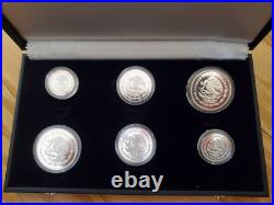 RARE 1986 MEXICO World Cup Football Soccer 0.925 Silver Proof Set of 6 Coins RARE 1986 MEXICO World Cup Football Soccer 0.925 Silver Proof Set of 6 Coins