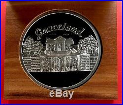 RARE Elvis Presley Graceland Welcome To My World 10 oz. Fine Silver Coin