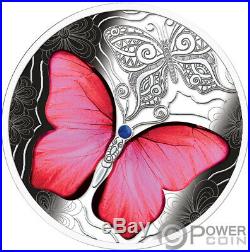 RED BUTTERFLY Colorful World Silver Coin 500 Francs Cameroon 2020