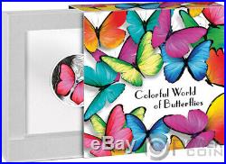 RED BUTTERFLY Colorful World Silver Coin 500 Francs Cameroon 2020