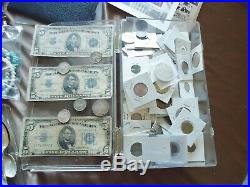 REMARKABLE ESTATE BOX. COINS(WithSILVER)US/WORLD, JEWLERY, HARLEY-DAVIDSON, STAMPS