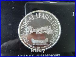 Rare 1 of 500'91 MN Twins World Seies Collectors Set, 7x1 Troy Oz Coins, Sealed