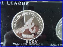 Rare 1 of 500'91 MN Twins World Seies Collectors Set, 7x1 Troy Oz Coins, Sealed