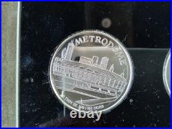 Rare 1 of 500'91 MN Twins World Seies Collectors Set, 7x1 Troy Oz Coins, Sealed