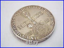 Rare 1970 Mexico FIFA World Cup Jules Rimet Cup 999 Silver Medallion Coin