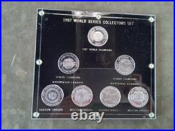 Rare 1987 MN Twins World Seies Collectors Set, 7x1 Troy Oz Coins, 7 oz's Total