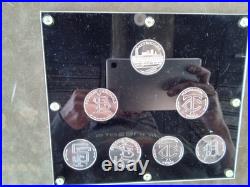 Rare 1987 MN Twins World Seies Collectors Set, 7x1 Troy Oz Coins, 7 oz's Total