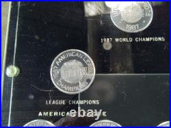 Rare 1987 MN Twins World Seies Collectors Set, 7x1 Troy Oz Coins, 7 oz's Total