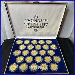 Rare 1995 World's Legendary Jet Fighters $10 Coin Commemorative Collection