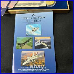 Rare 1995 World's Legendary Jet Fighters $10 Coin Commemorative Collection