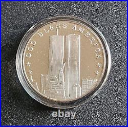 Rare 1st Edition Silver World Trade Center Coin. Fast Secure Shipping