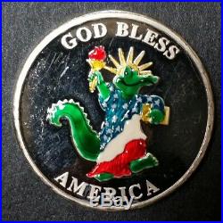 Rare 2 Oz. The Orleans Las Vegas. 999 Silver Global Mint Limited #177 Gator Coin