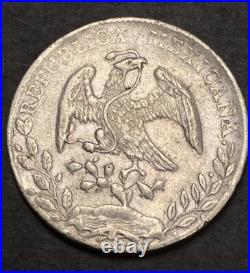 Rare Culiacan 1896 Cn AM Eight Reales Scarce Key Better Date Republic World Coin Rare Culiacan 1896 Cn AM Eight Reales Scarce Key Better Date Republic World Coin