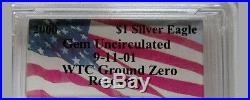 Rare Millennium 2000 Silver Eagle PCGS World Trade Center Ground Zero Recovery