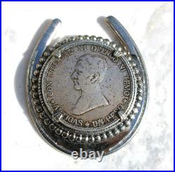 Rare Uruguay 1 Peso 1917 World Silver Coin Circulated Artigas Bolo
