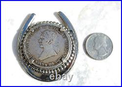 Rare Uruguay 1 Peso 1917 World Silver Coin Circulated Artigas Bolo