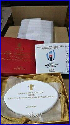 Rugby World Cup 2019 Japanese Memorial Gold & Silver Coins Set Limited