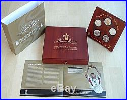 Rugby World Cup Champions Silver Proof Coin Set 2011 New Zealand Post