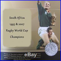 Rugby World Cup Champions Silver Proof Coins England Australia New Zealand