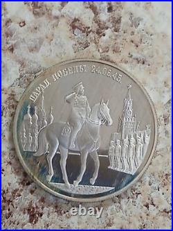 Russia 3 X 2 Ruble 1995 Silver Proof 50 Years Wwii Victory Rare Coins Russia 3 X 2 Ruble 1995 Silver Proof 50 Years Wwii Victory Rare Coins