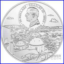 SANTORINI Architectures of the World 2 Oz Silver Coin 10$ Cook Islands 2025 SANTORINI Architectures of the World 2 Oz Silver Coin 10$ Cook Islands 2025