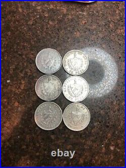 SASA 6 Silver Dollar Size World Silver Coins 90%