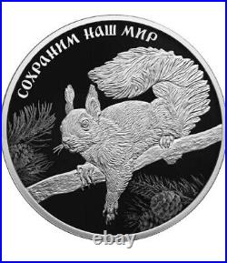 SERIES PROTECT OUR WORLD commemorative three (3)-ruble silver 925 coin 2023
