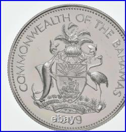 SILVER WORLD Coin 1989 Bahamas Islands 2 Dollars Flamingo rare low mintage SILVER WORLD Coin 1989 Bahamas Islands 2 Dollars Flamingo rare low mintage