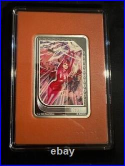 SOLD OUT mint Trading Coins Marvel Scarlet Witch 61/150 worldwide 1oz silver