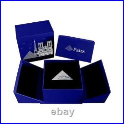 Samoa 2024 World City Series Silver Coin 1oz 3 Paris -Louvre silver coin Enamel