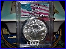 Sequential MS69 Registered 2001 $1 Eagle PCGS WTC World Trade Center 911