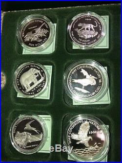 Set Of 26 Silver Proof Coins 1997-98 World Wide Fund Wwf