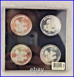 Set of 4 coins from the World Exhibition 2000 in Hannover, Germany