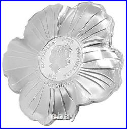 Shrub Althea World Enchanting Flower 2020 $2 1 Oz Fine Silver Coin Niue