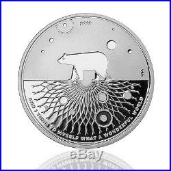 Silber Eisbär 2017 Icebear Proof 1 oz. 9999 Silver Wonderful World 03 Coin PP