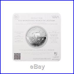 Silber Eisbär 2017 Icebear Proof 1 oz. 9999 Silver Wonderful World 03 Coin PP