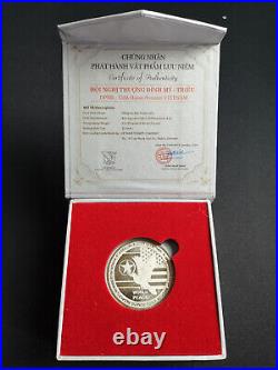 Silver Coin #1 Hanoi Summit World Peace with COA