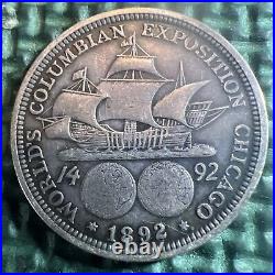 (Silver Coin) 1892 World Colombian Exposition, Chicago, One Half Dollar