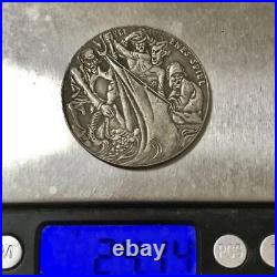 Silver Coin 1917 World War I German Empire Trade Silver Coins Old Coins