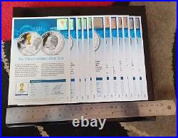 Silver Coins Fifa 2014 World Cup Brazil- A Set 12 Coins Of Different Countries