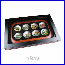 Silver Coins Proof set SEA WORLD Complete Set Of 8 Fish Red Sea Marine