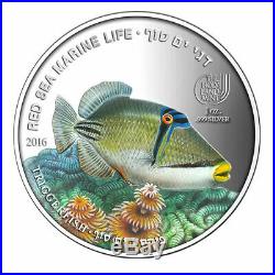 Silver Coins Proof set SEA WORLD Complete Set Of 8 Fish Red Sea Marine